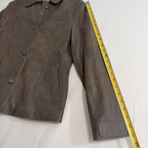Vintage Leather Shop Argentina Women’s Brown Jacket Size 2 - Picture 13 of 14